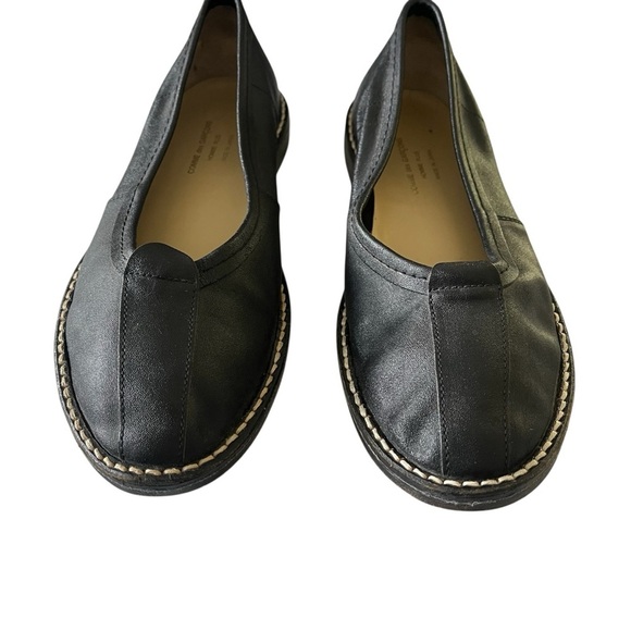 COMME DES GARCONS Homme Plus Leather Stitched Flats - Picture 5 of 13
